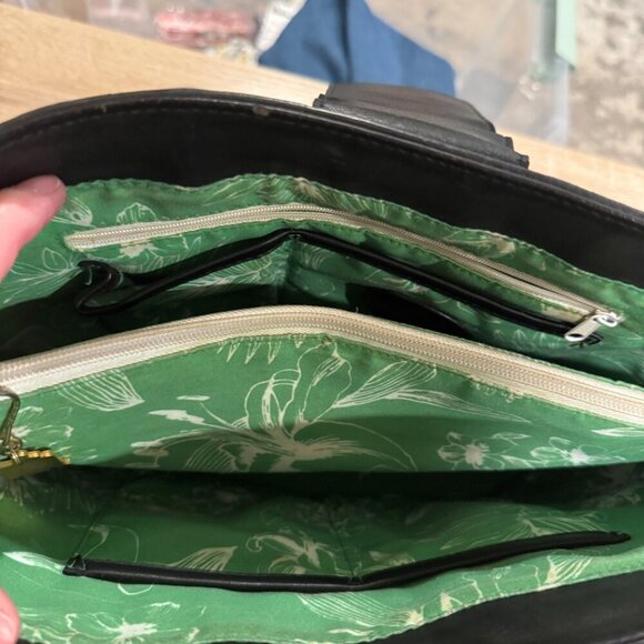 Etienne Aigner Rattan Shoulder Bag Tote EUC - Picture 6 of 11